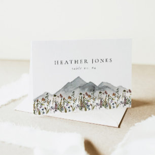 Cartes de Fleur sauvage de la montagne de Bohême H