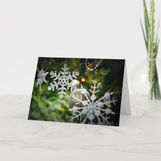 Cartes de flocon de neige de Noël