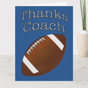 Cartes de football pour entraîneurs VOTRE MESSAGE