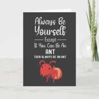 Cartes de fourmi mignonnes bug insecte dessin anim