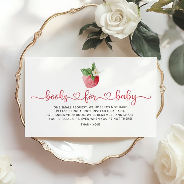 Cartes de fraises pour la carte d'enclos pour bébé (Créateur téléchargé)