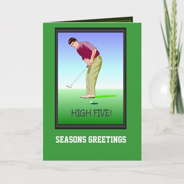 Cartes de golf, Golfer (Devant)