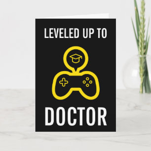 cartes de graduation phd amusantes