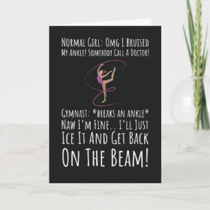 Cartes de Gymnastique Mignonnes Pour Elle Faisceau