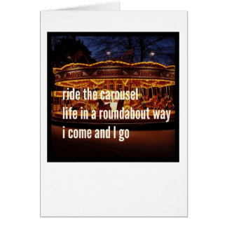 Cartes de Haiku - je vous ai laissés seuls