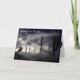 Cartes de Halloween Kokopelli du Sud-Ouest Déserti