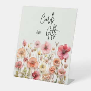 Cartes de Jardin fleurs sauvages et signe cadeaux
