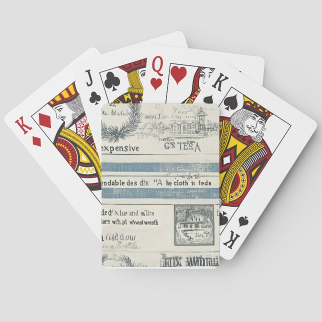 Cartes De Jeu À Thème Marin (dos)