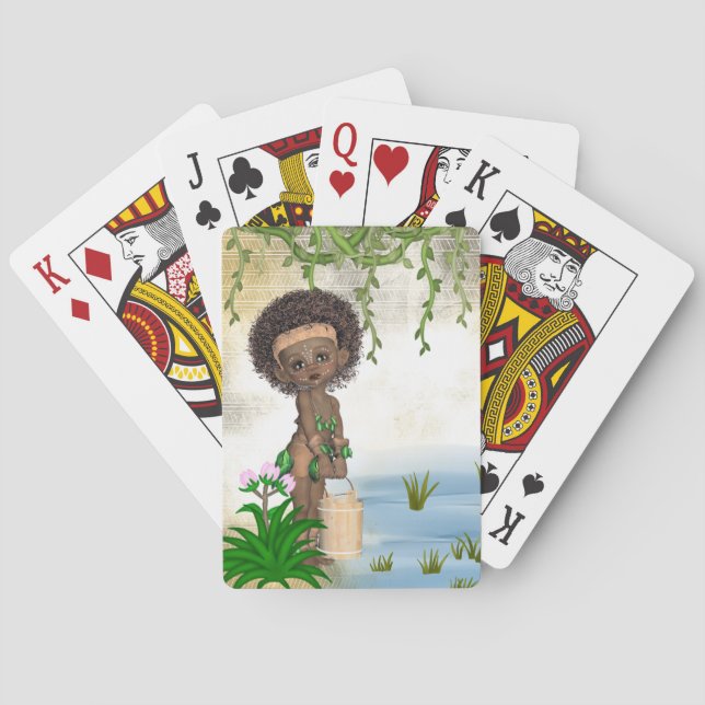 Cartes de jeu africaines (dos)