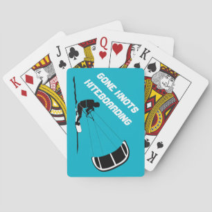 Cartes de jeu allées de Kiteboarding de noeuds