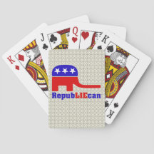Cartes de jeu anti-républicaines