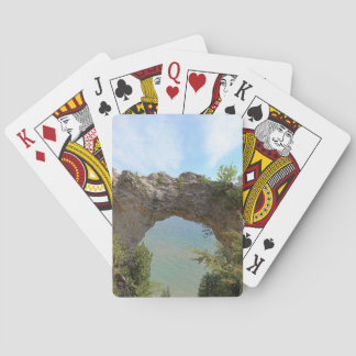 Cartes de jeu Arch Rock de l'île Mackinac
