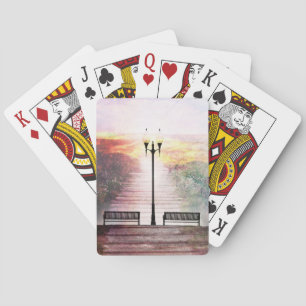 Cartes de jeu assez pittoresques de champ