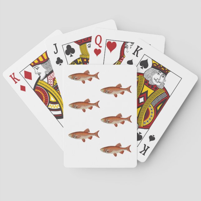 CARTES DE JEU AVEC LOGO DE POISSON (dos)
