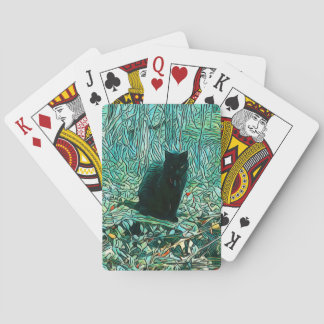 Cartes de jeu Black Cat