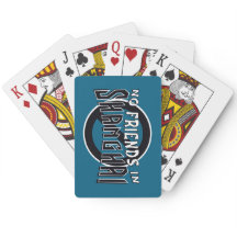 Cartes de jeu BLEU pour Rummy de Shanghai
