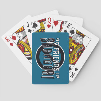 Cartes de jeu BLEU pour Rummy de Shanghai