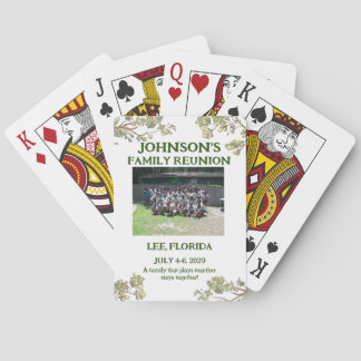 Cartes de Jeu Cadeau Reunion Famille