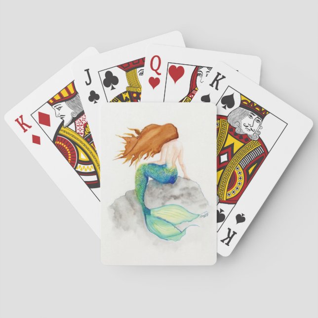 Cartes de Jeu Classique Ginger Mermaid (dos)