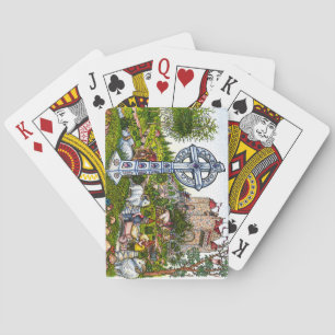 Cartes de jeu croisées de château