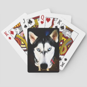 Cartes De Jeu Cute Husky