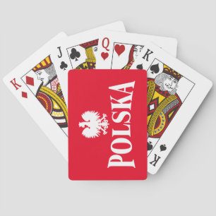 Cartes de jeu d'aigle polonais