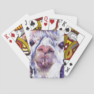 Cartes de jeu d'alpaga