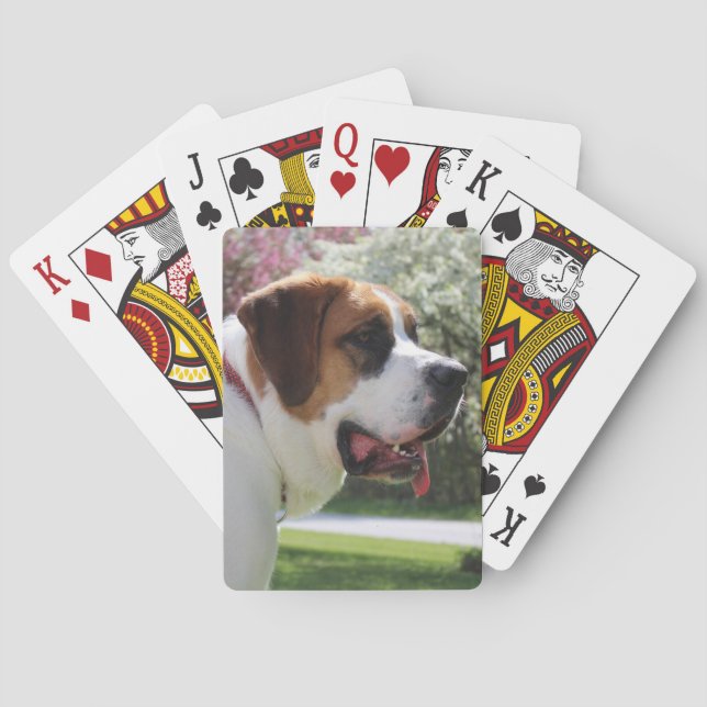 Cartes de jeu d'arbre fleurissant (dos)