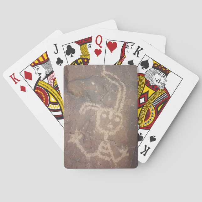 Cartes de jeu d'art de roche (dos)