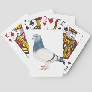 Cartes de jeu d'art d'oiseau de pigeon