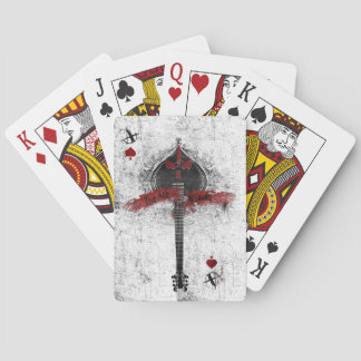 Cartes de jeu d'as de pique