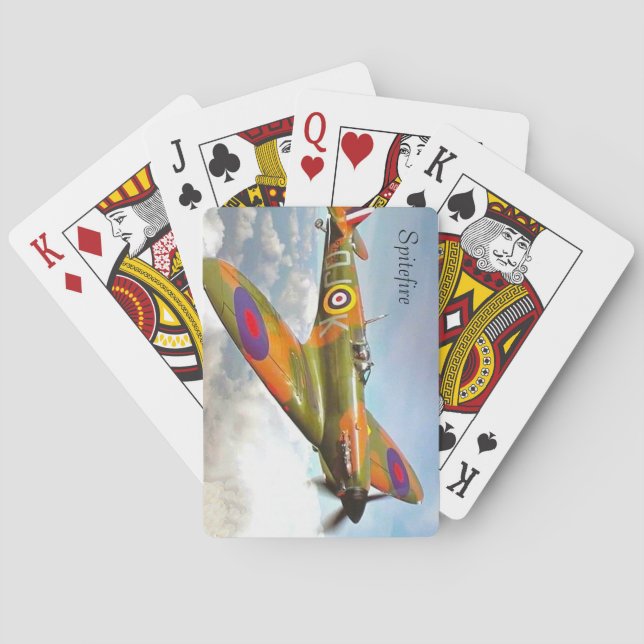 Cartes De Jeu D'Avion De Guerre (dos)