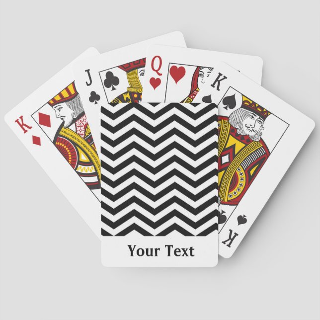 Cartes de jeu de base de Chevron (dos)