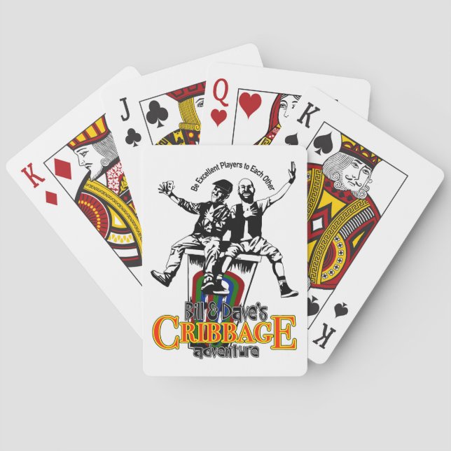 Cartes de jeu de Bill & Dave's Cribbage Adventure (dos)