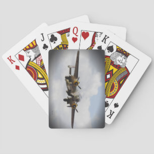 Cartes de jeu de bombardier de la deuxième guerre