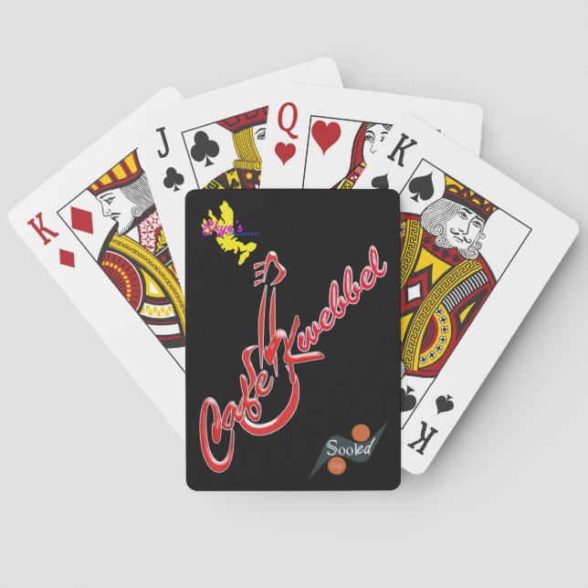 Cartes de jeu de Café Kwebbel (dos)