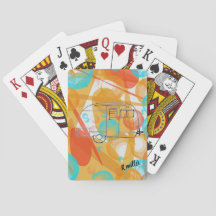 Cartes de jeu de campeur