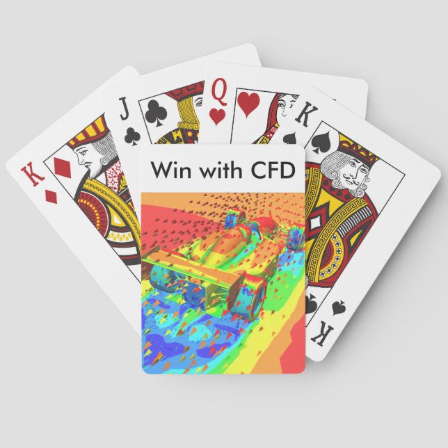 Cartes de jeu de CFD (dos)