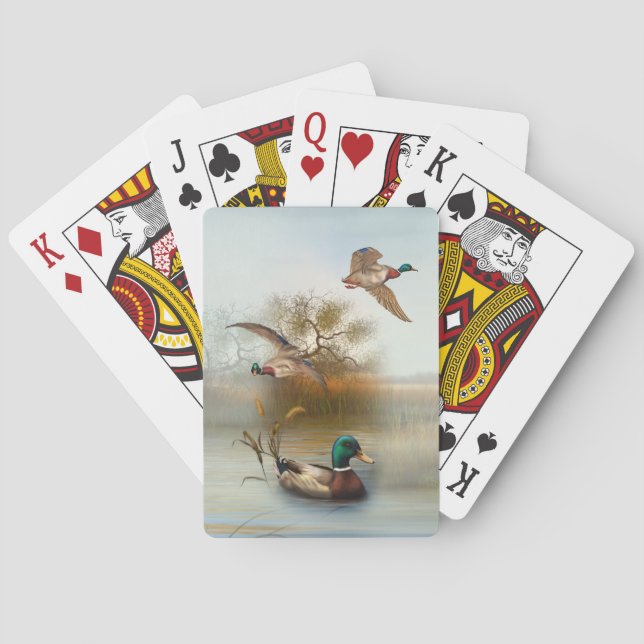 Cartes de jeu de chasse de canard (dos)