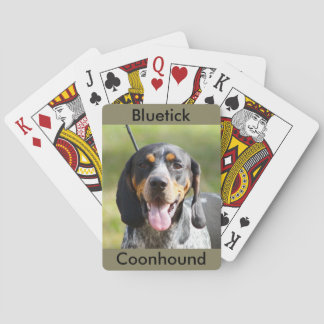 Cartes de jeu de Coonhound de Bluetick