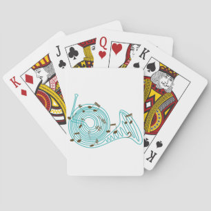 Cartes de jeu de cor de harmonie