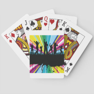 Cartes de jeu de danse de personnes