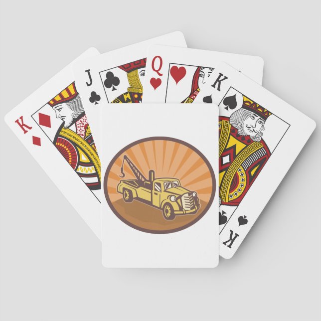 Cartes de jeu de dépanneuse (dos)