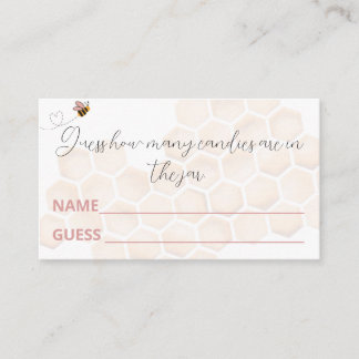 Cartes de jeu de devinette Sweet Little Honey
