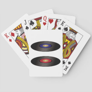 Cartes de jeu de disques vinyle