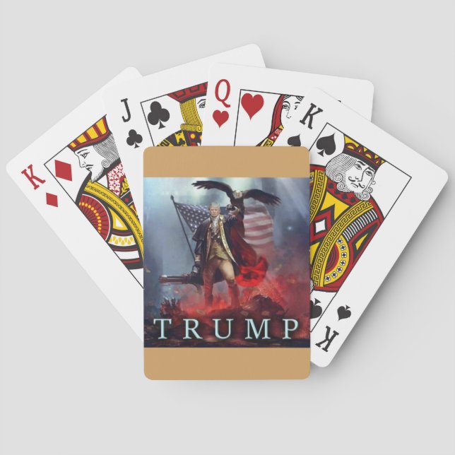 Cartes de jeu de Donald Trump (dos)
