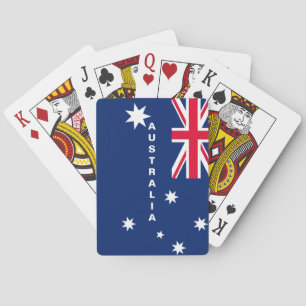 Cartes de jeu de drapeau de l'Australie