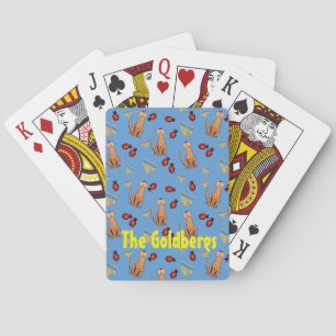 Cartes de jeu de famille de Dreidel de chat de