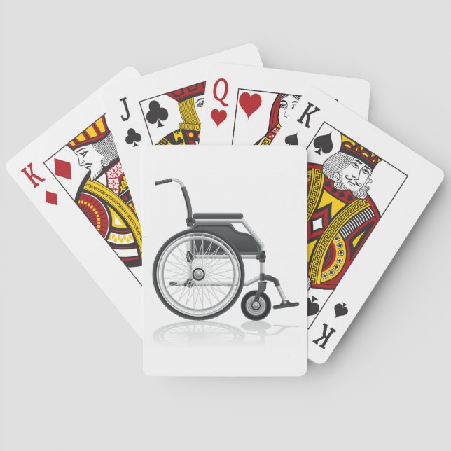 Cartes de jeu de fauteuil roulant (dos)