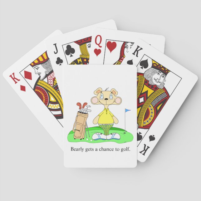 Cartes de jeu de golf (dos)
